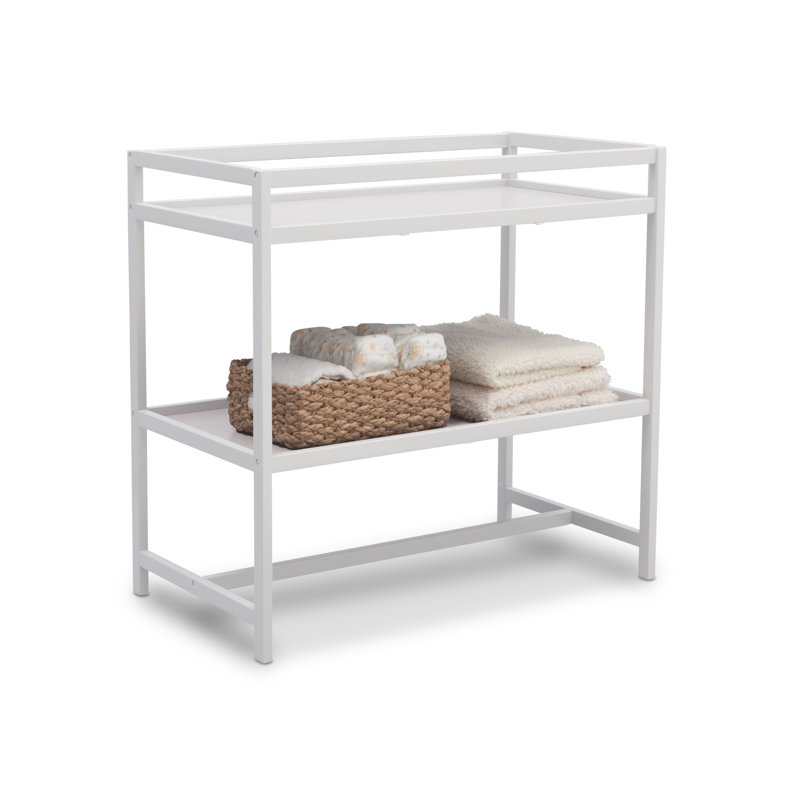 wicker changing table