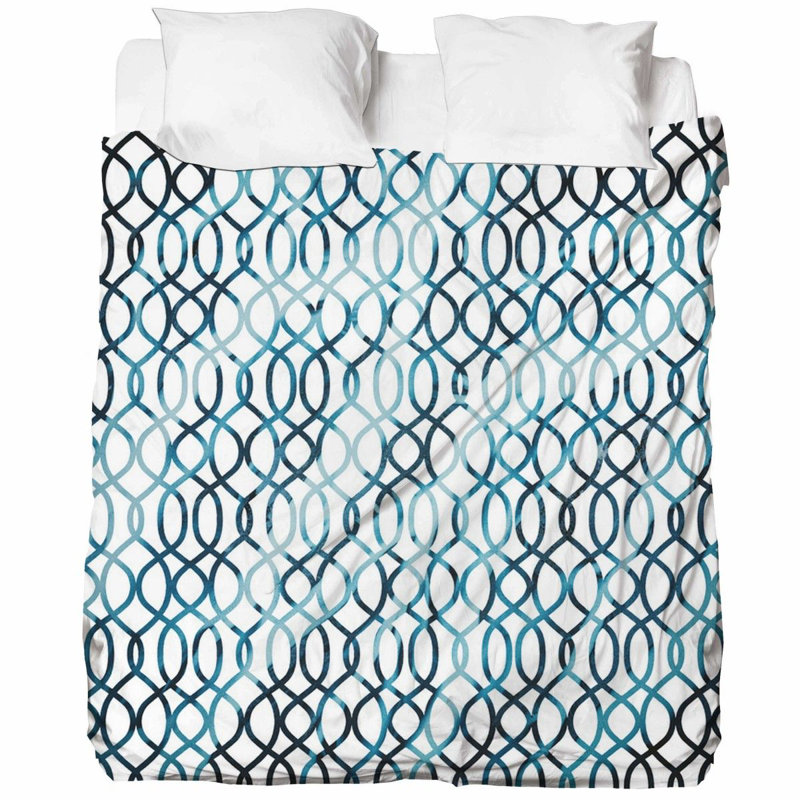 Visionbedding Geometric Texture Pattern Watercolor Effect King Bed Sheet Wayfair Find this pin and more on beds by yeung fung. wayfair