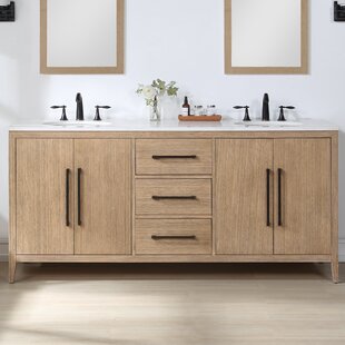 White Oak Bathroom Vanity – Semis Online