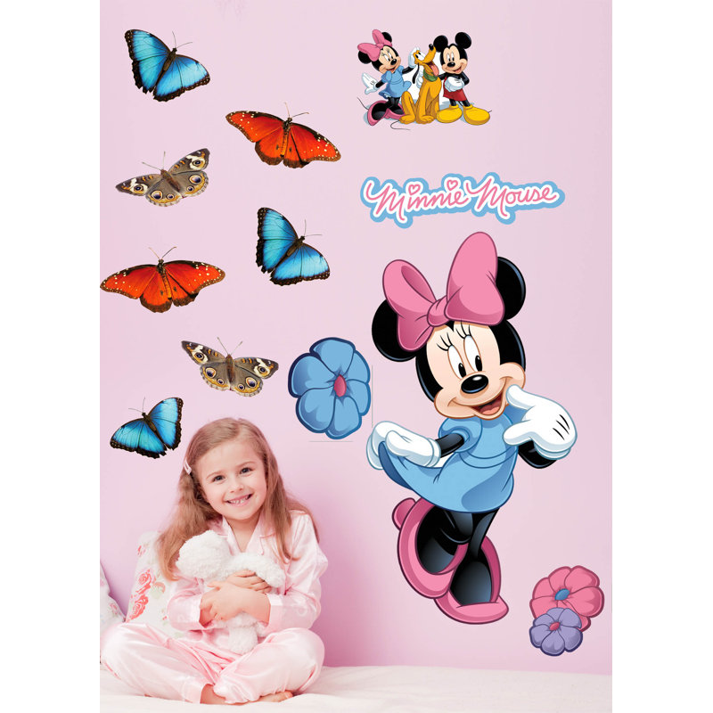 Wallhogs Disney Mickey And Friends Minnie Mouse Cutout Wall Decal Wayfair Ca