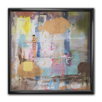 East Urban Home The Unfolding Floater Frame Print On Canvas Wayfair