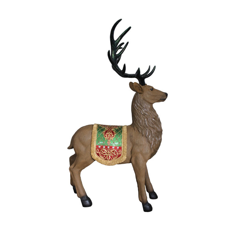 Northlight Commercial Grade Standing Reindeer Fiberglass Christmas Decoration Wayfair