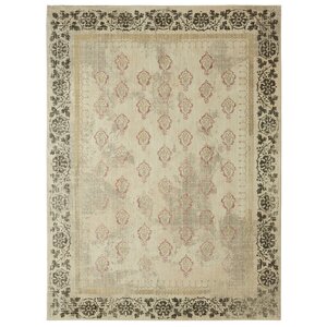 Floret Beige Area Rug