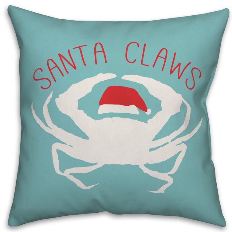 santa claws pillow
