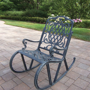 Wrought Iron Rocking Chairs Wayfair Mississippi Rocking Chair