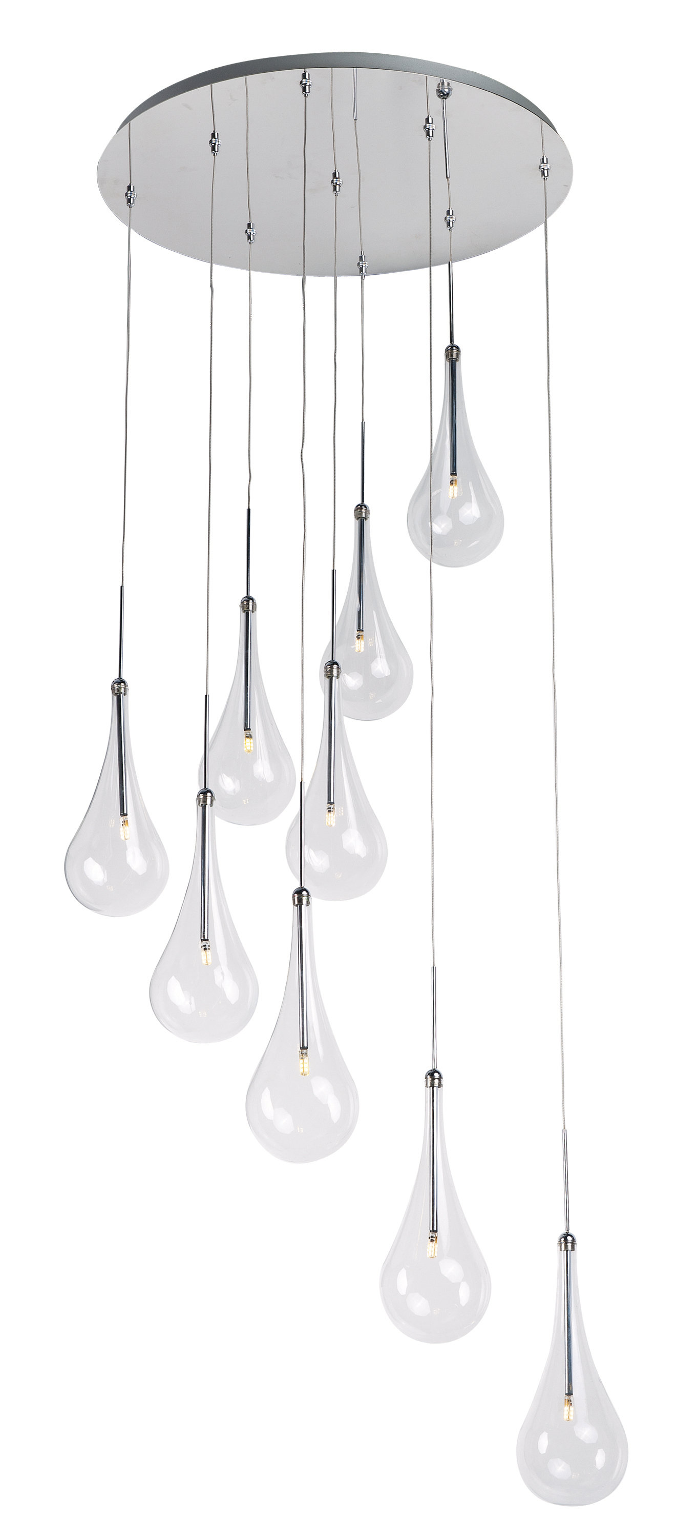 Neal 9 Light Cluster Teardrop Led Pendant Reviews Allmodern