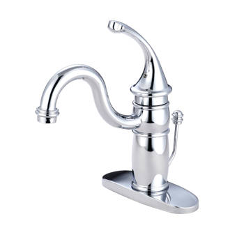 Bellaterra Home Bilbao Single Hole Bathroom Faucet With Drain Assembly Reviews Wayfair