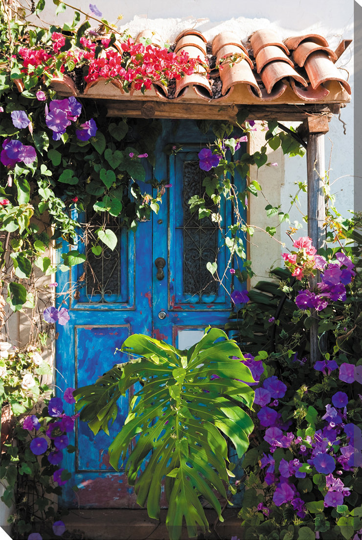 living plant wall outdoor on East Urban Home Grasser Morning Glory Outdoor Wall Decor Reviews Wayfair