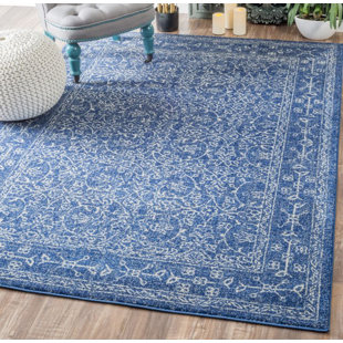 Mercury Row Area Rugs Birch Lane Utterback Dark Blue Area Rug