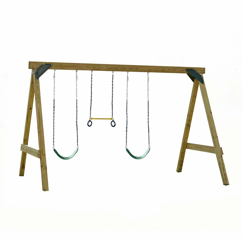 swing set no slide