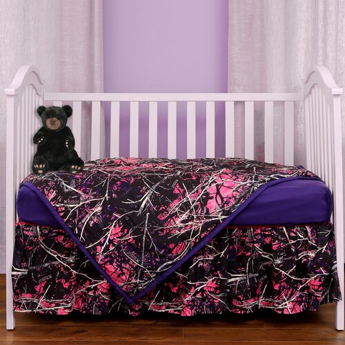 Mugi Muddy Girl 3 Piece Crib Bedding Set Reviews Wayfair