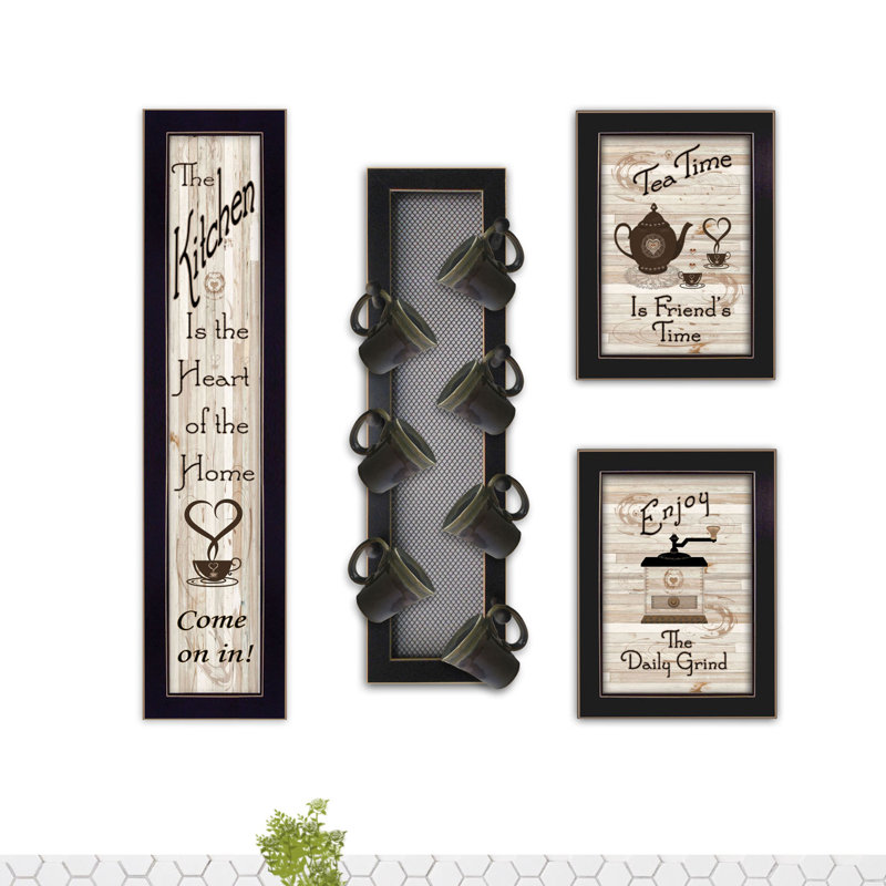 August Grove 4 Piece Kitchen Wall Decor Set Reviews Wayfair