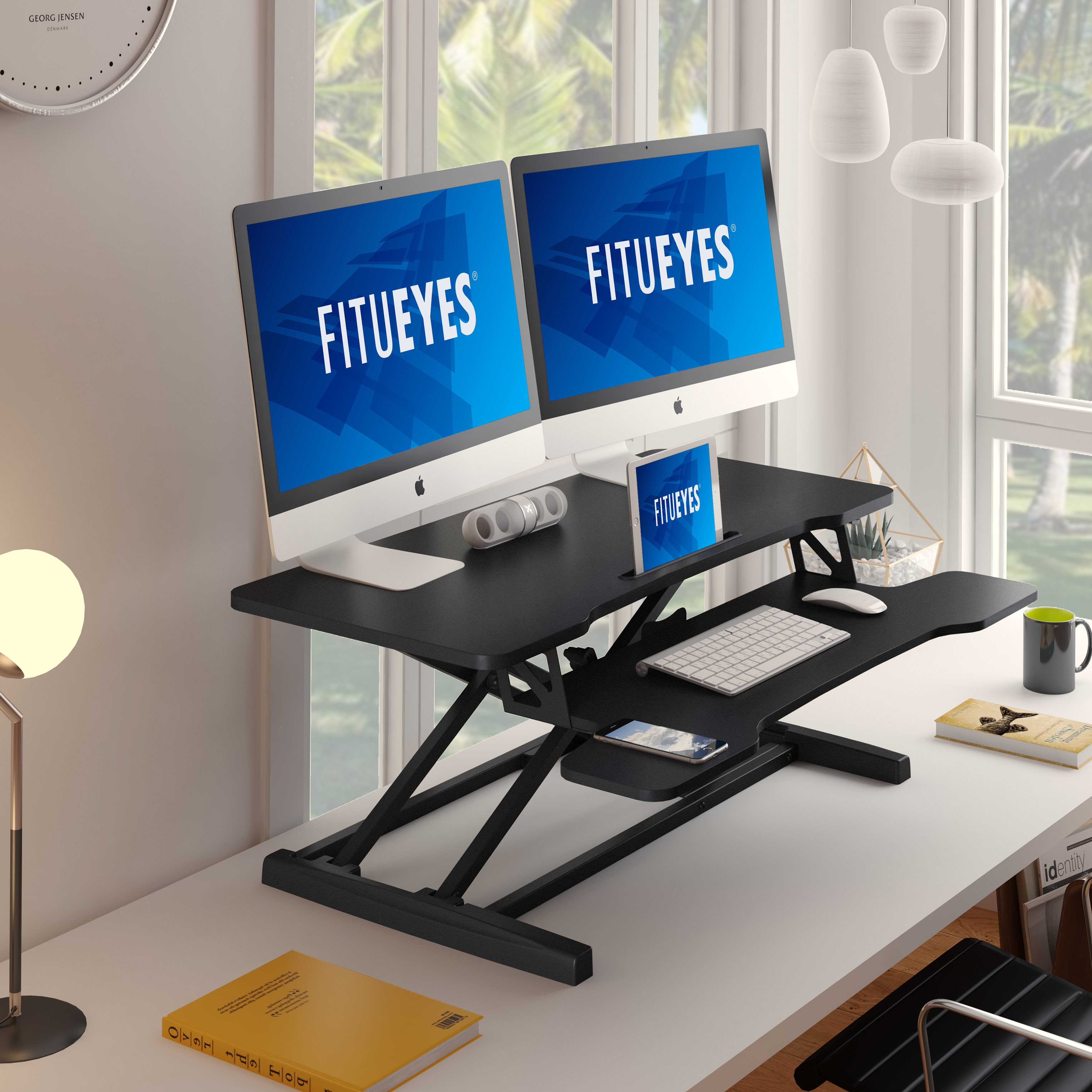 FITUEYES Standing Desk 36 Inch Height 