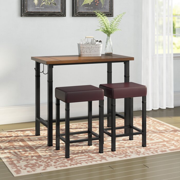 Sevigny 3 Piece Pub Table Set