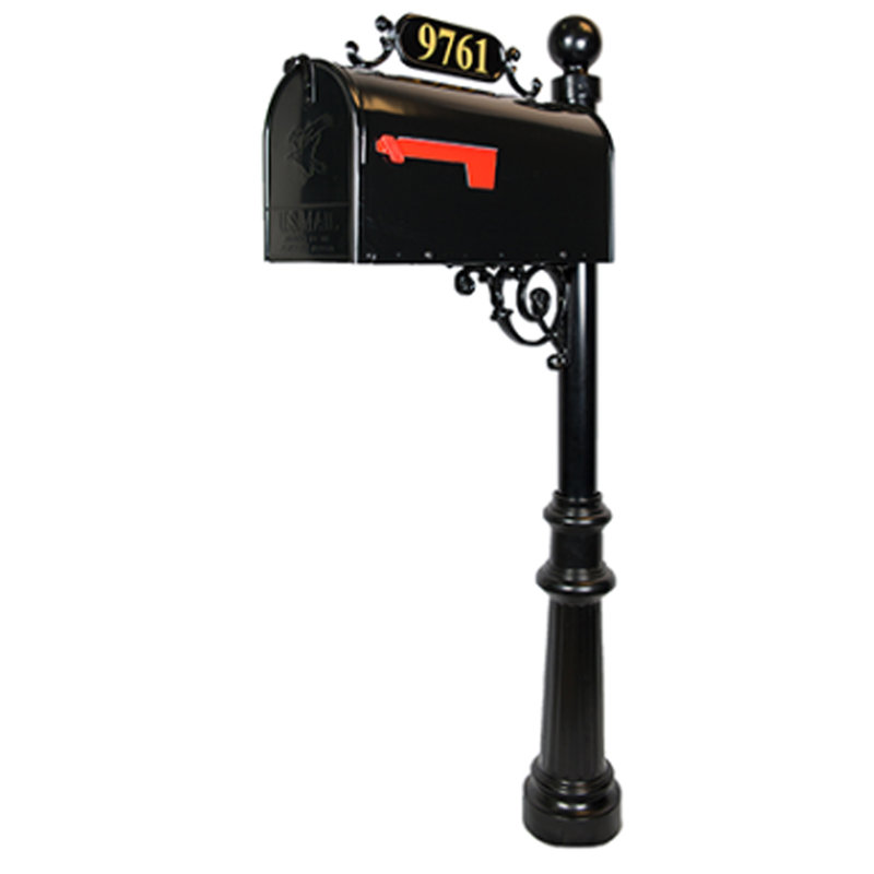 Addresses Of Distinction Avenues Post Mounted Mailbox With Post
