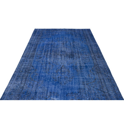OneofaKind HandKnotted 1960s Blue 52 x 96 Area Rug Isabelline