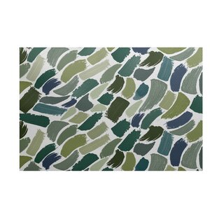 Bueche Abstract Green/Blue Area Rug