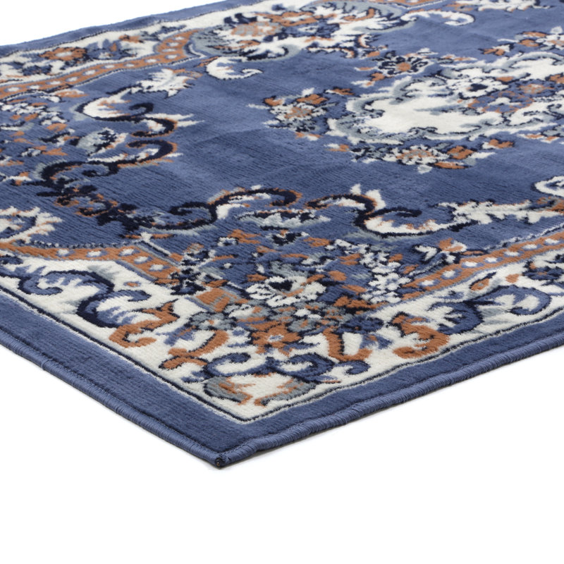 Astoria Grand Lilly Country Blue Area Rug Reviews Wayfair Lilly Country Blue Area Rug