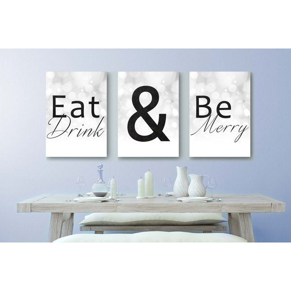 Eat Drink Be Merry Wall Art Wayfair
