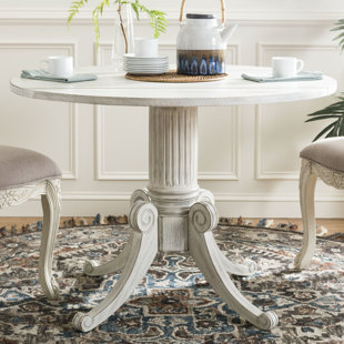 Distressed Finish White Kitchen Dining Tables You Ll Love Wayfair Quickview Antique White