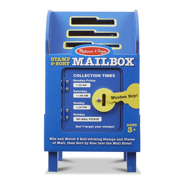 melissa and doug mailbox set