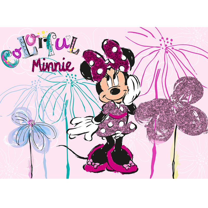 Disney Classics Leinwandbild Minnie Maus Glitzer Wayfair De