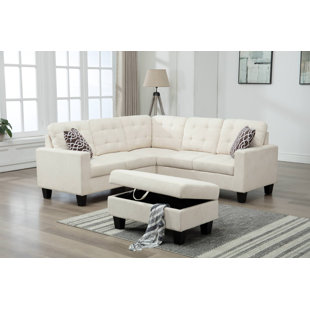 Between Sectional With Ottoman