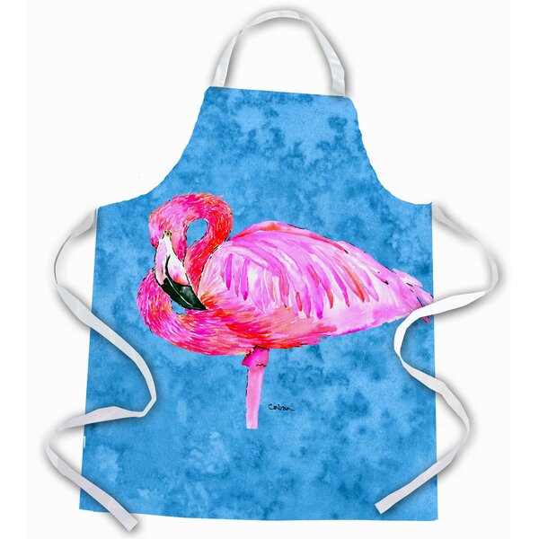 Highland Dunes Flamingo Apron | Wayfair