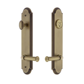 Grandeur Complete Arc Entry Lever Set With Single Cylinder Deadbolt Wayfair