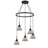 4 6 Light Antique Nickel Pendant Lighting You Ll Love In 2021 Wayfair