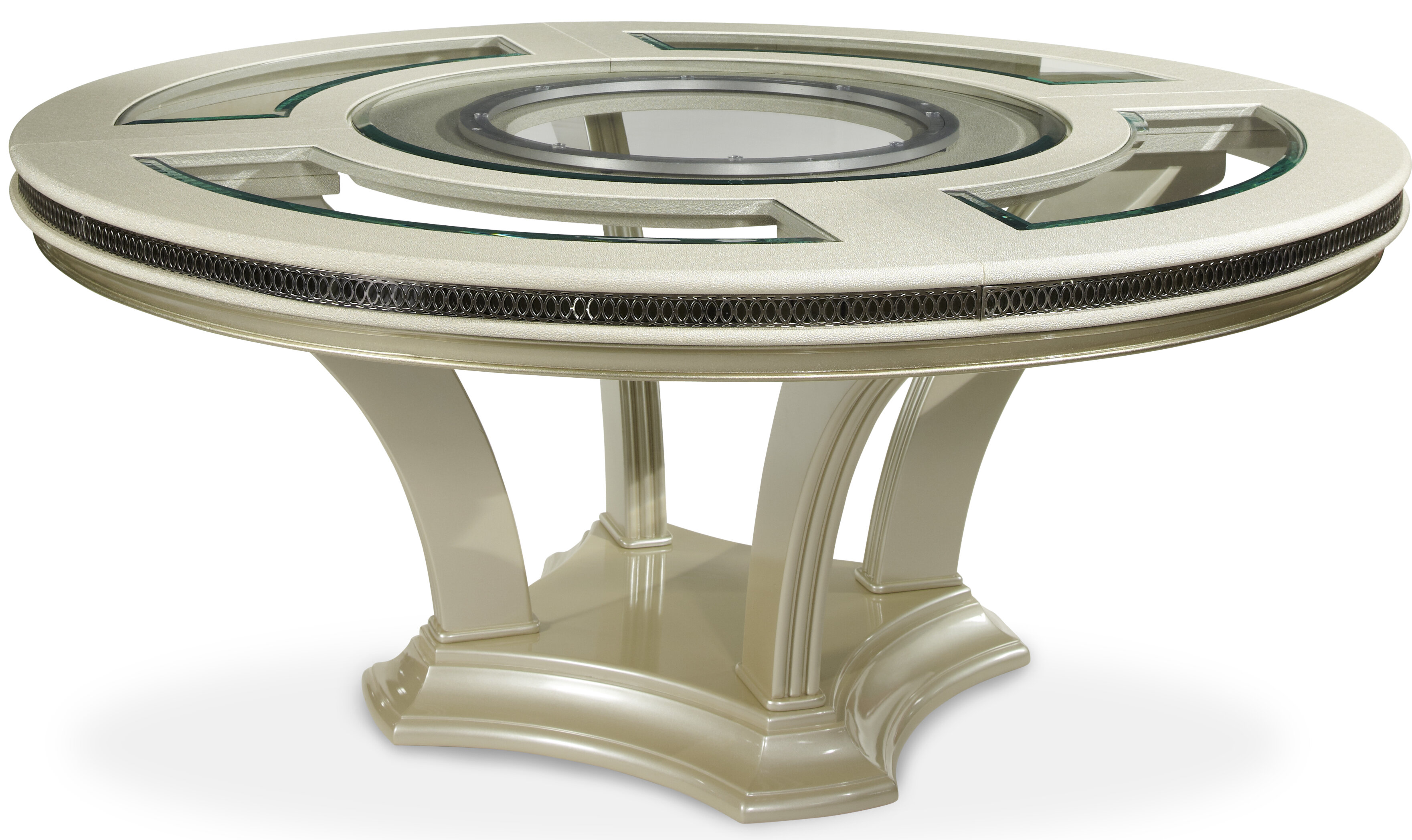 Michael Amini Hollywood Swank Round Dining Table Perigold