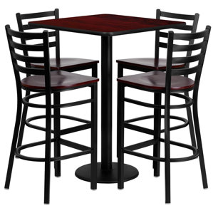 Siddharth 5 Piece Pub Table Set by Red..