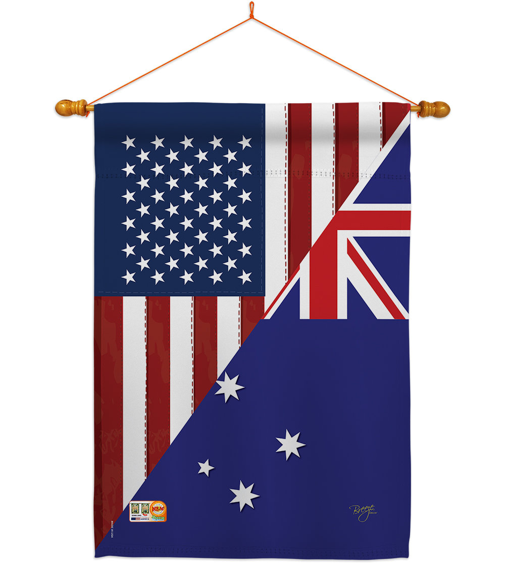 Breeze Decor Friendship Impressions Decorative 2 Sided Polyester 40 X 28 In Flag Set Wayfair