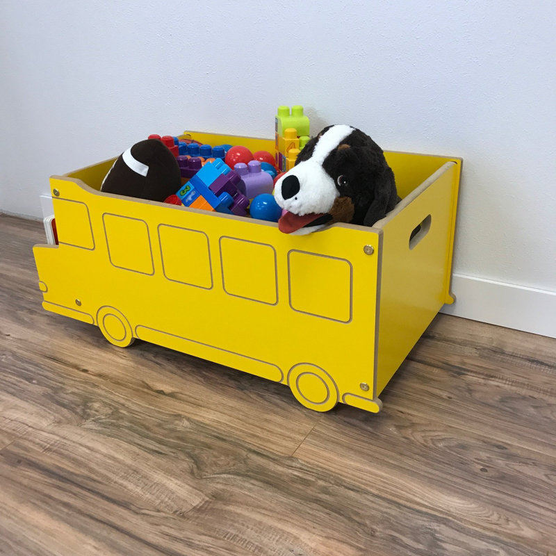 school bus dog toy