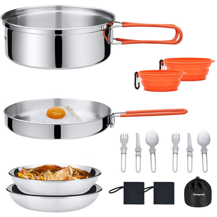 backpacking pot and pan set