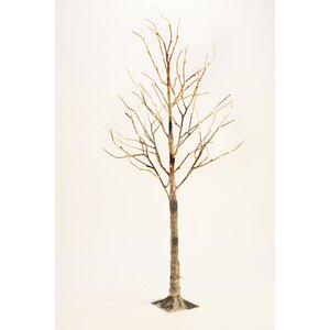 Metal Birch Lighted Tree