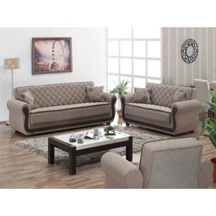 Battles Sleeper Configurable Living Room Set by Red Barrel Studio