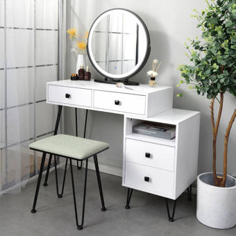 Allmodern Boleynwood Vanity With Mirror Wayfair
