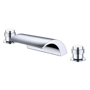 Weldon Double Handle Deck Mount Tub Faucet