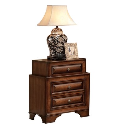 Annalee 3 Drawer Nightstand Darby Home Co