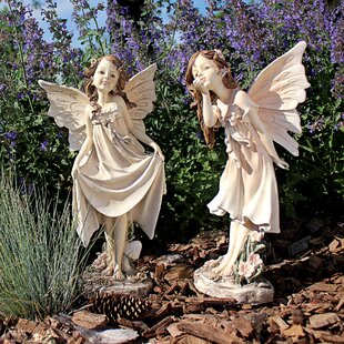 Set of Two Delicate Dreams Fairy Figurines 