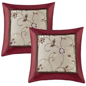 Brierwood Embroidered Throw Pillow (Set of 2)