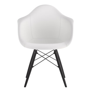 Dowel Genuine Leather Upholstered Dining Chair by NyeKoncept