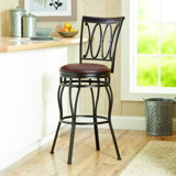 Oxendine Swivel Adjustable Height Bar Stool by Canora Grey