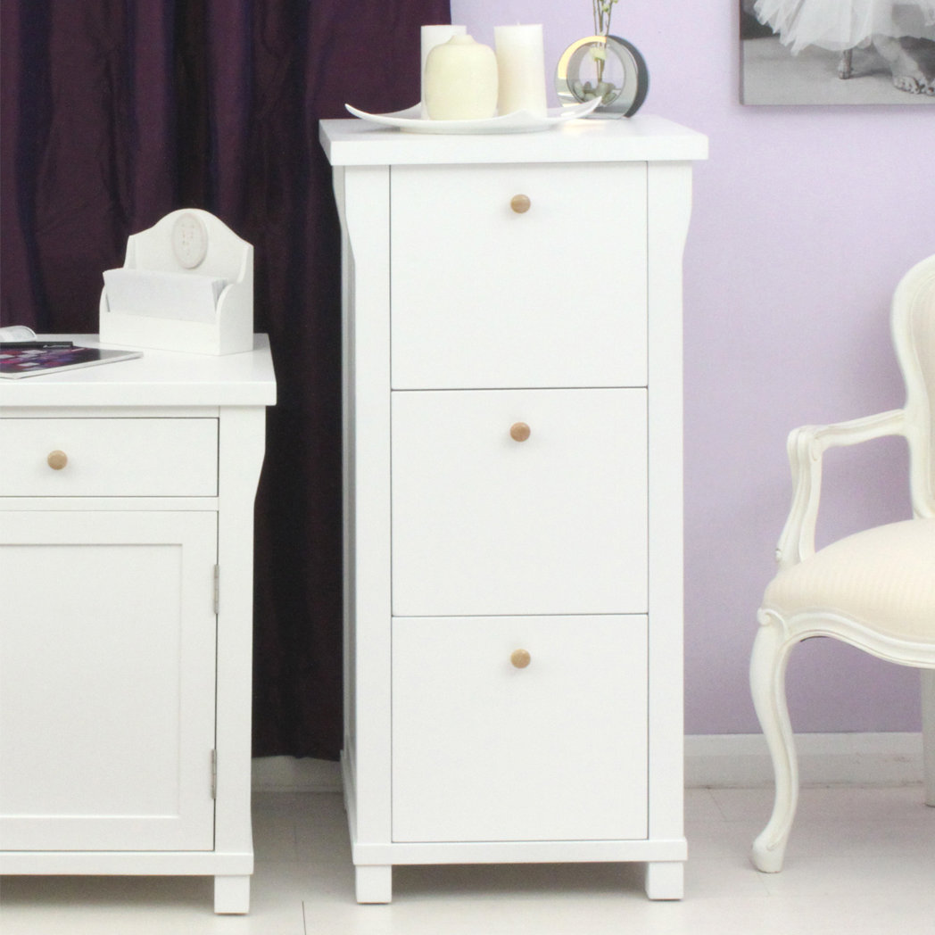 Brambly Cottage Verline 3 Drawer Vertical Filing Cabinet Wayfair Co Uk