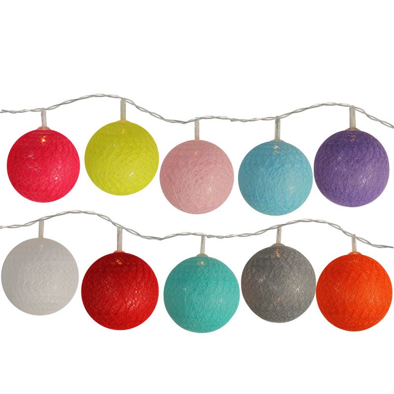 The Party Aisle Summer 4 5 Ft 10 Light Globe String Lights Wayfair Ft 10 Light Globe String Lights