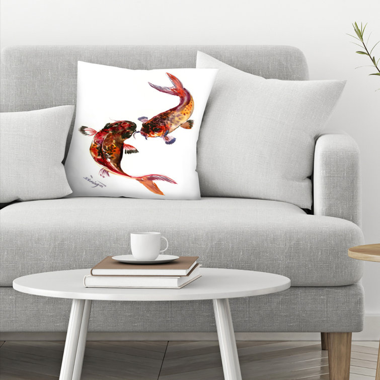koi fish pillow