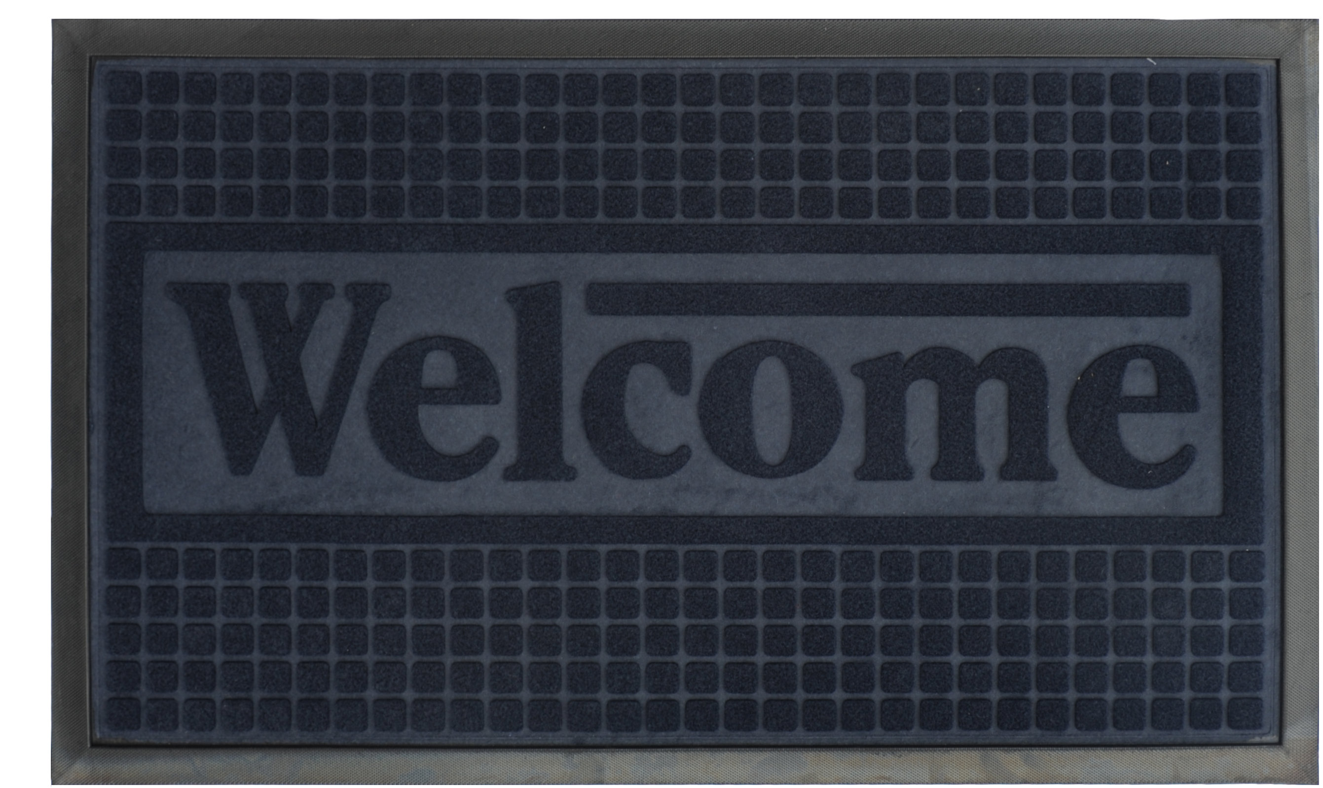 Ship from US Attraction Design Rubber Backed Rug Engraved Doormat