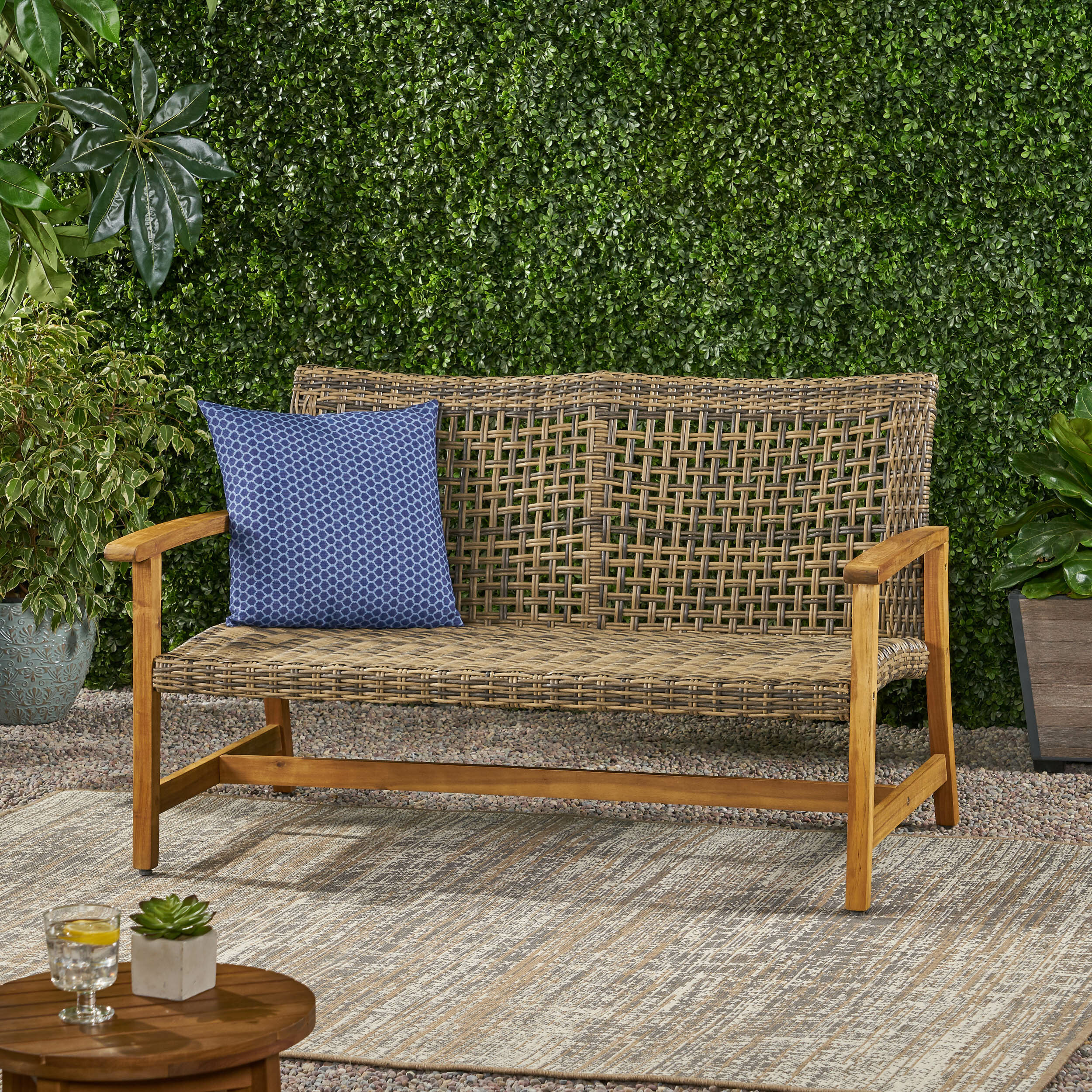 small outdoor love seat