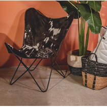 wayfair cowhide chair